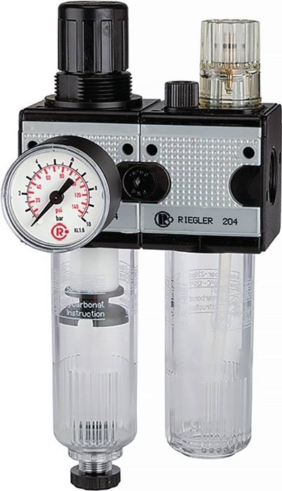 Wartungseinheit MULTIFIX Gew.G 1 Zoll HA BG V 2-tlg.10500l/min B.200mm RIEGLER