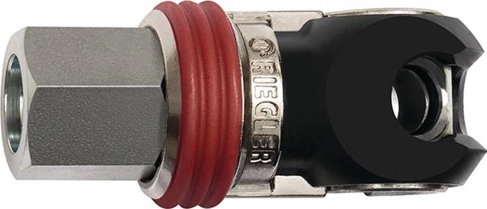 Schwenk-Sicherheitskupplung NW 7,2, EURO 7,2, Stahl, G 1/4 IG - 141651