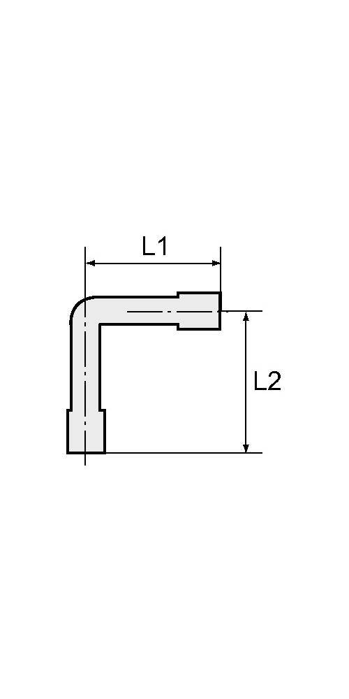 RIEGLER Winkel-Schlauchverbindungsstutzen LW 4 L1 18,7 mm