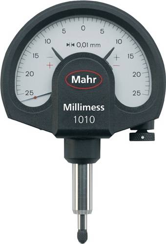 Feinzeiger Millimess 1010 ± 0,25mm Abl.0,01mm m.Stoßschutz MAHR