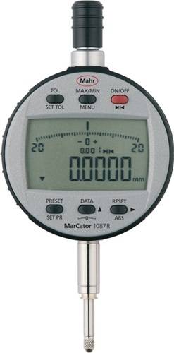 Messuhr MarCator 1087 R IP42 12,5mm Abl.mm 0,0005 dig.Datenausg.MAHR