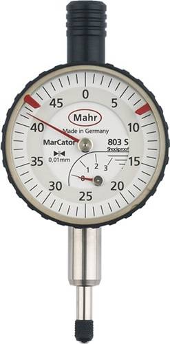 Kleinmessuhr DIN878 MarCator 803 S 3mm Abl.0,01mm m.Stoßschutz MAHR