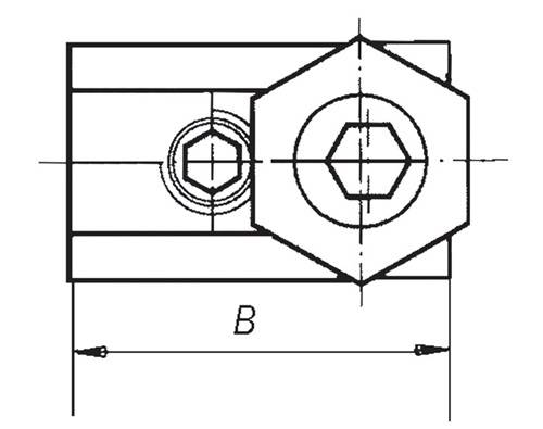 Exzenterspannklemme 18 kN T-Nuten-B.18mm M12x1,75mm i6-KT.8 VE 2 St.POWER CLAMP