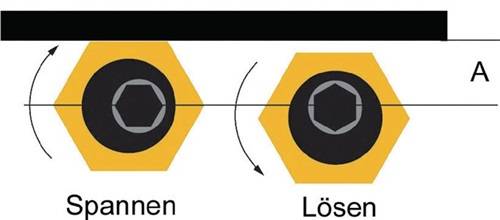 Exzenterspannklemme 9 kN M10x1,5mm i6-KT.7 VE 10 St.POWER CLAMP