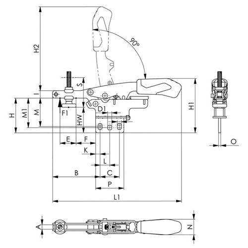 AMF Waagrechtspanner Nr.6872 Gr.20