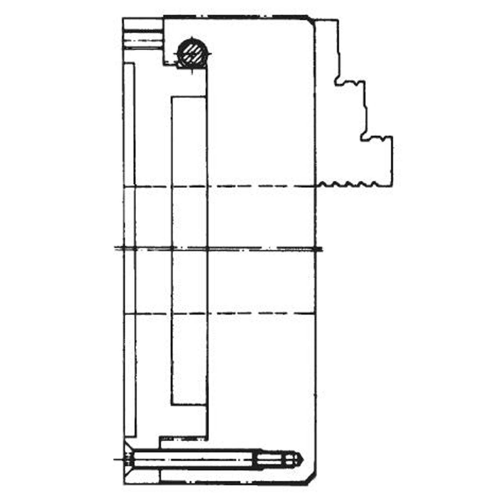 Röhm Dreh- und Schleiffutter ZS Hi-Tru, Größe 80, 3-Backen, DIN 6350 - 180259