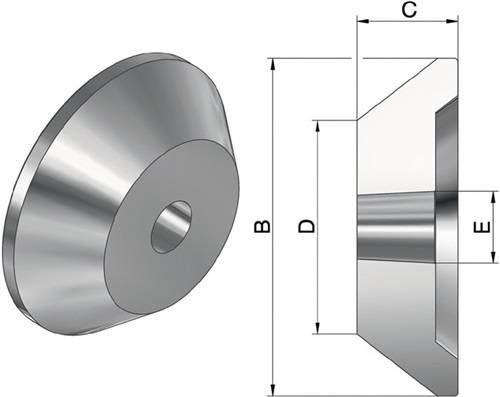 Zentrierkegelaufsatz AZ Gr.4 f.MK 6 RÖHM