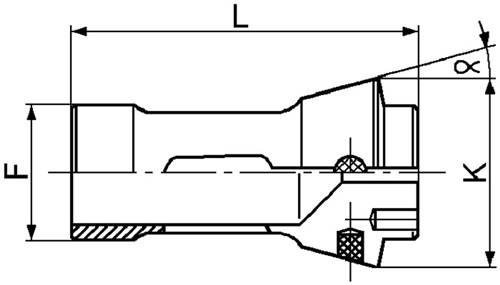 Notfall-Druckspannzange 173 E/-V Bohrung glatt Fahrion