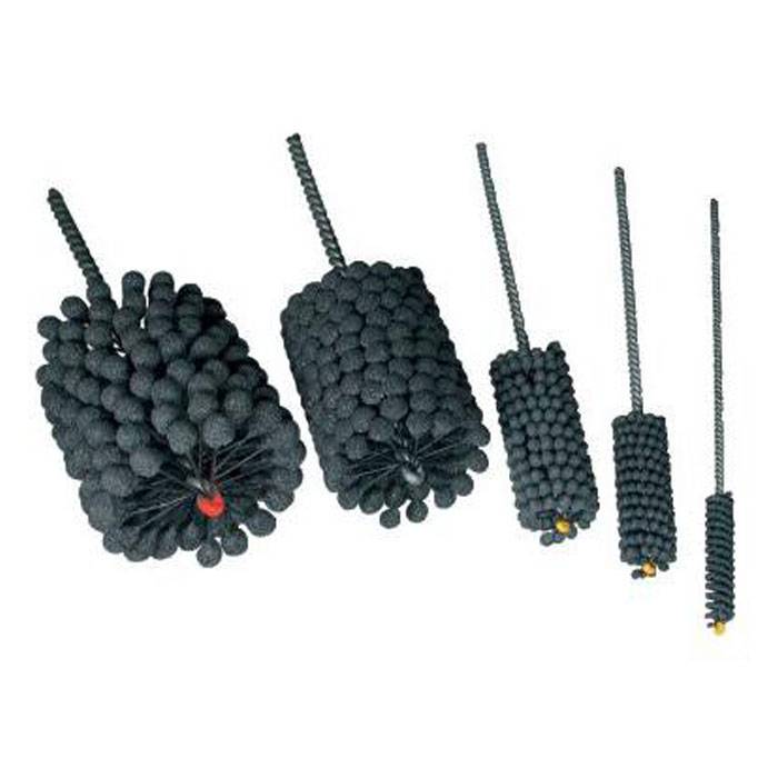 Honbürste Novoflex-B, OSBORN - Siliciumcarbid - Körnung 120 - Bohrung Ø 24 mm, Bürste Ø 27 mm - Arbeitsbreite 70 mm - Schaft-Ø 5,1 mm