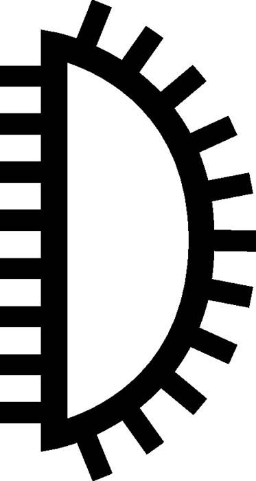 Holzraspel DIN 7263 L.300mm Q.29x9mm Hieb 2 halbrd.PROMAT