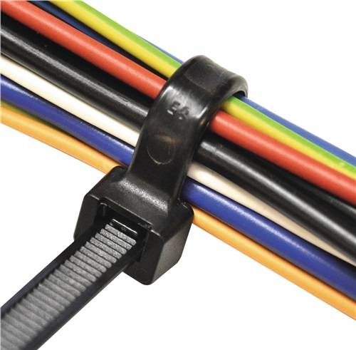 Kabelbinder L.200mm B.2,5mm PA schwarz n.UV beständig 100St./Btl.SAPI SELCO