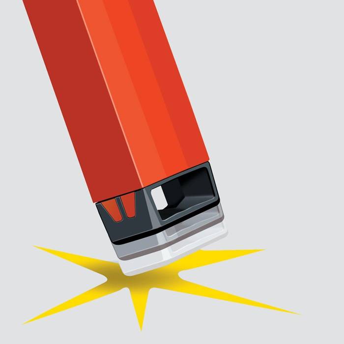 Wasserwaage BIG X 50cm Alu.rot ± 0,5 mm/m 0 SOLA