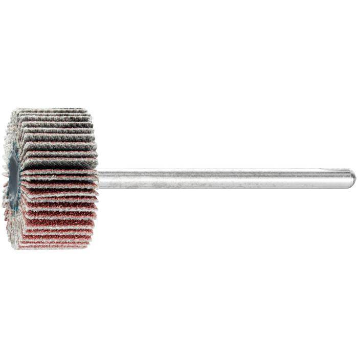 Fächerschleifer - PFERD - Korund A - Maße (D x T) 20 x 10 mm - Korngröße 150 - Bezeichnung F 2010/3 A 150 - empf. Drehzahl 19000 min-¹ - max. zul