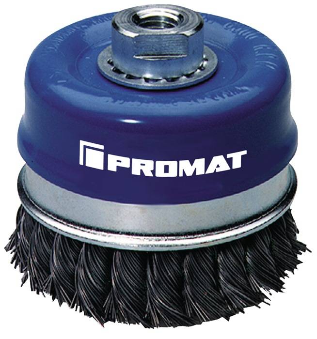 Topfbürste D.120mm Drahtstärke 0,5mm STA 6500min-¹ PROMAT