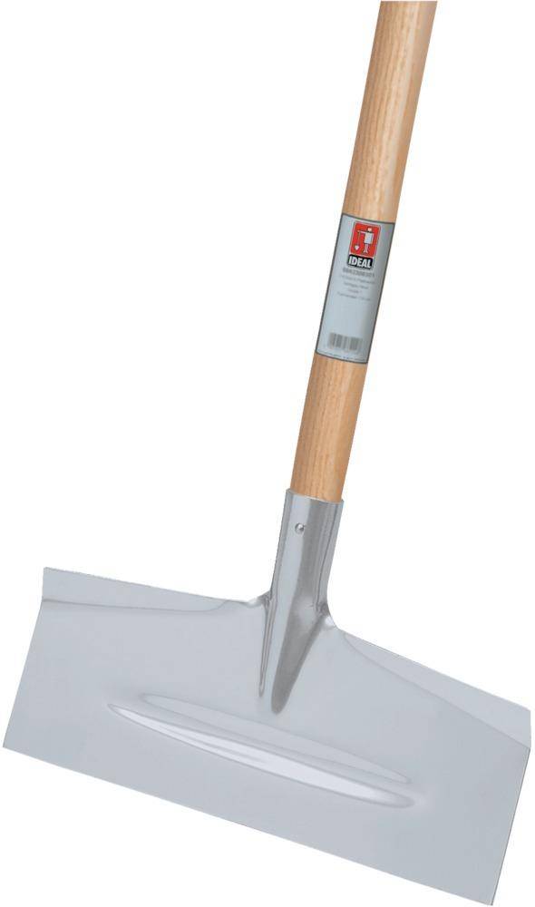 Schneeräumer Stahlblech mit Stiel 50 cm breit