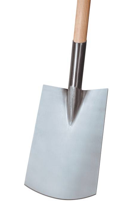 Rohrdüllspaten Gärtner Form Blattmaß 290x180mm Gr.2 m.T-Stiel 850mm 1830g IDEAL