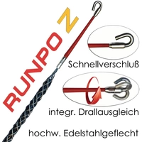 Kabeleinziehstrumpf RUNPO Z Kabel-D.9-15mm RUNPOTEC Kabeleinziehstrumpf RUNPO Z Kabel-D.9-15mm RUNPOTEC
