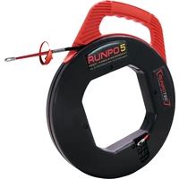Kabeleinziehgerät RUNPO 5 Band-L.30m Biege-R.15mm Kabel-D.5,3mm RUNPOTEC Kabeleinziehgerät RUNPO 5 Band-L.30m Biege-R.15mm Kabel-D.5,3mm RUNPOTEC