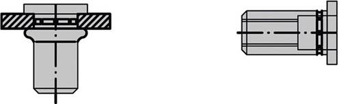 Blindnietmutter PolyGrip® Nietschaft dxl 9x18mm M6 Alu Flachrundkopf