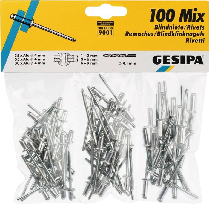Blindnietsortiment 100tlg.GESIPA