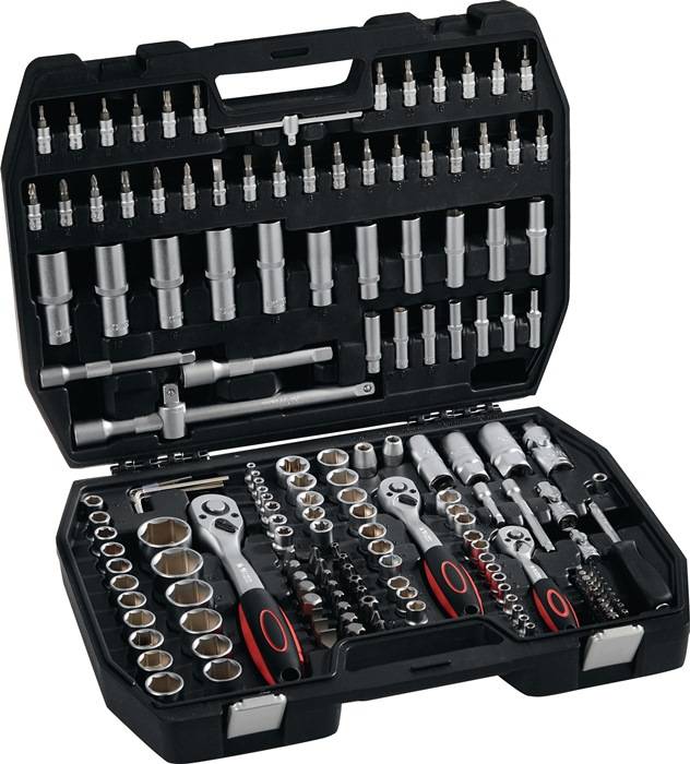 Steckschlüsselsatz 171-tlg.1/4+3/8+1/2 Zoll SW 4-32mm Z.72/72/72 6KT NOW
