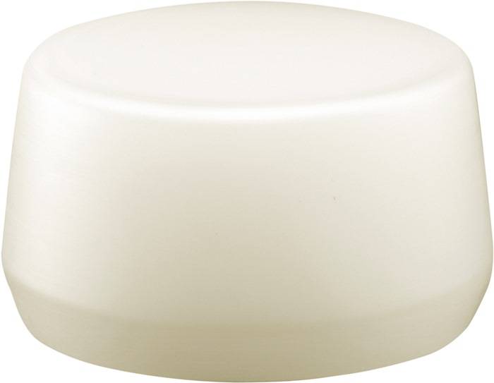 Schonhammerkopf Kopf-D.40mm Nyl.weiß HALDER