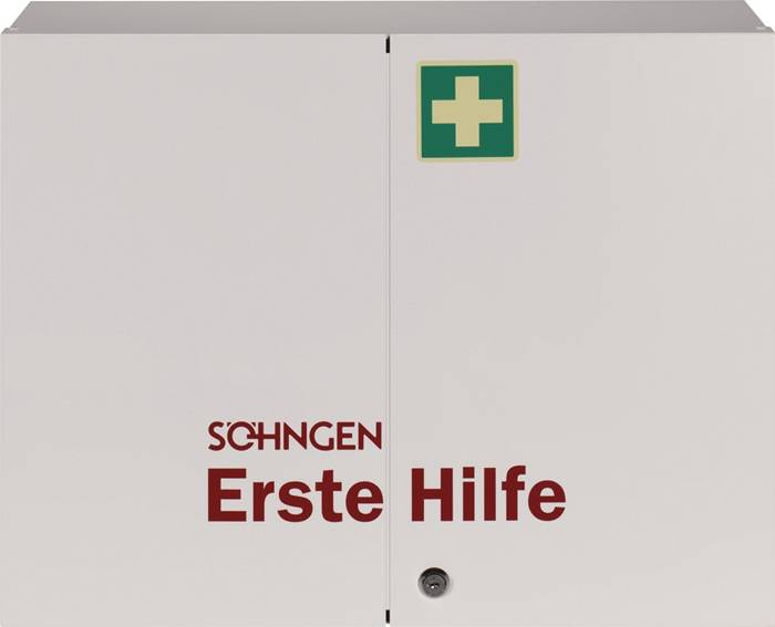 Verbandschrank LONDON B604xH462xT170ca.mm weiß 2-türig SÖHNGEN