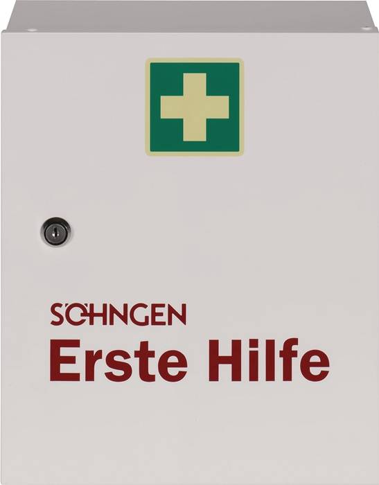 Verbandschrank HEIDELBERG City Style B302xH362mm xT140ca.mm orange 1-türig