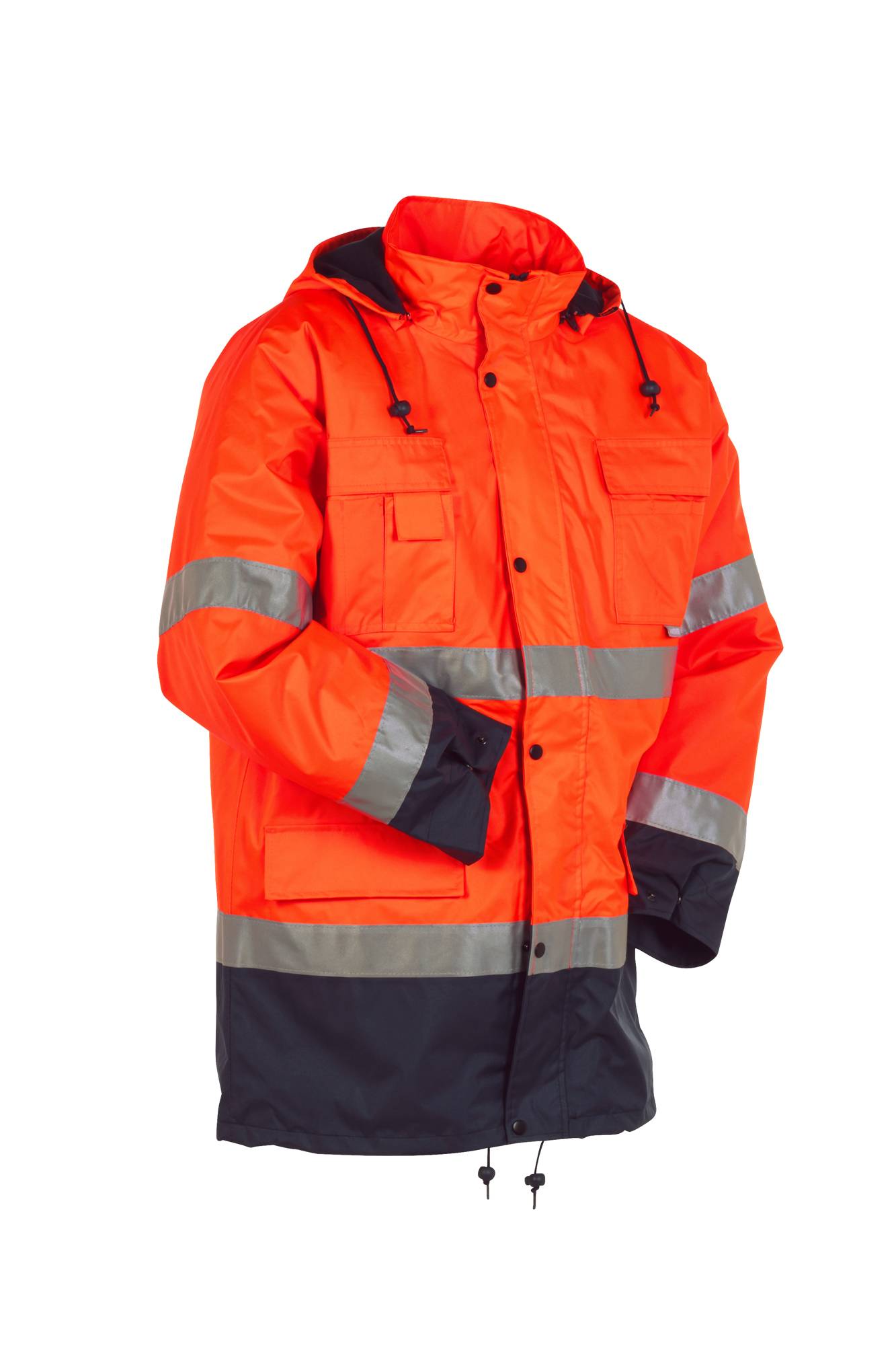 Planam Warnschutz Parka orange/marine XXXL 2056064