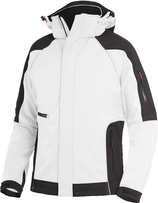 Softshelljacke WALTER Gr.XL weiß/anthrazit