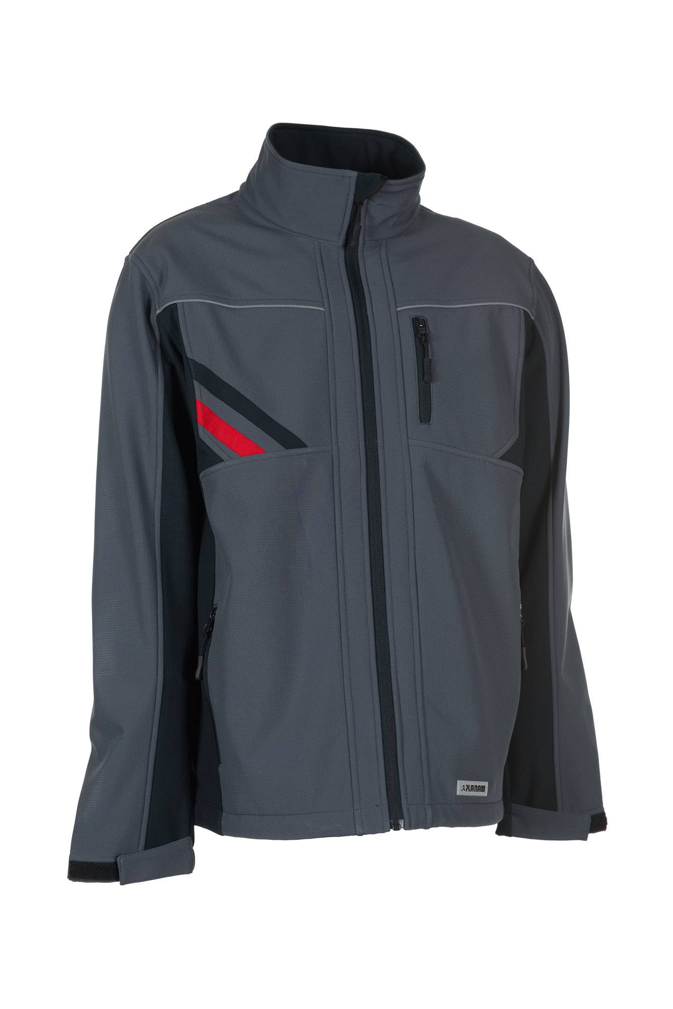 Planam Highline Softshelljacke schiefer/schwarz S 2382044