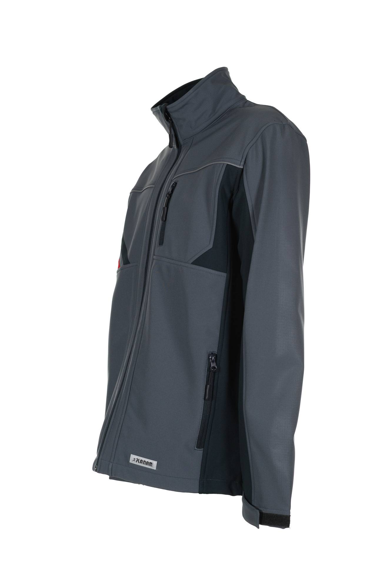 Planam Highline Softshelljacke schiefer/schwarz XXXL 2382064