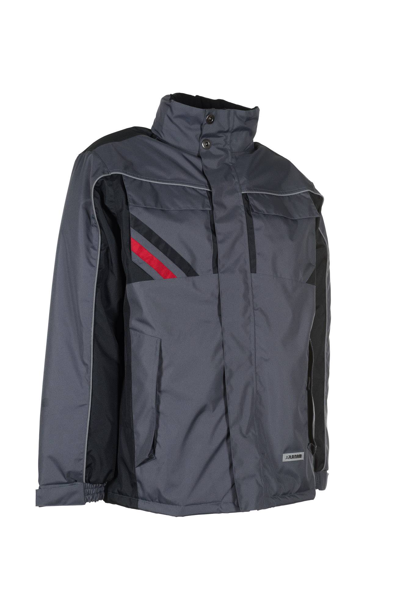 Planam Highline Winterjacke schiefer/schwarz S 2302044