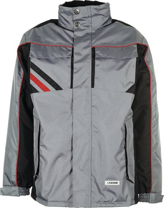 Winterjacke Highline Gr.XL schiefer/schwarz/rot PLANAM