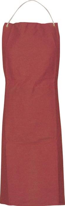 Segeltuchschürze L.ca.100xB.ca.80cm rotbraun ASATEX