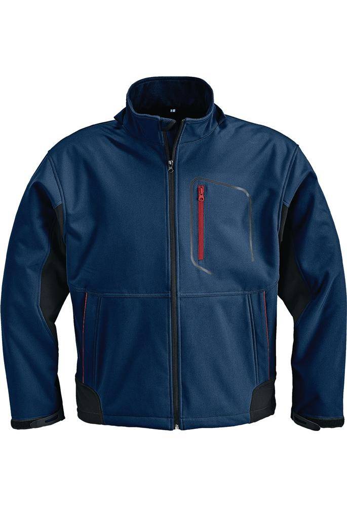 TERRAX Softshelljacke Größe XXL marine/schwarz/rot