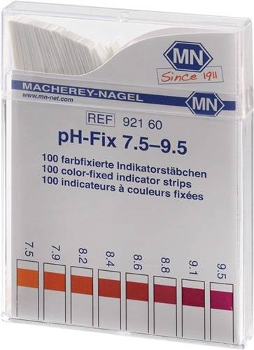 Messstäbchen pH-Wert 7,5-9,5 100 St.Dose OPTA