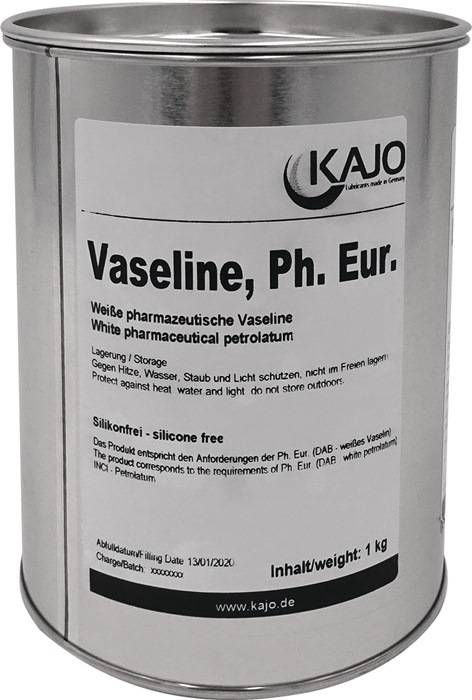 Vaseline 1kg weiß DAB10 (dt.Arzneimittelbuch) Dose KAJO…
