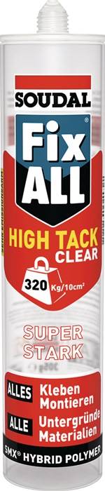 1K-Hybrid-Polymer Fix All HT transp.305g Kartusche SOUDAL