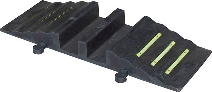 Gummi-Schlauchbrücke L855xB302xH84mm f.2 Schläuche b.75mm PARSCH