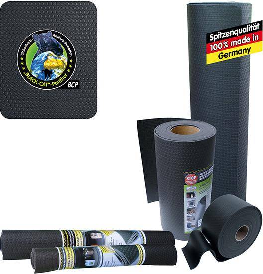Antirutsch-Matte Rollenware 1,00x4m BLACK CAT Panther - Artikel: 4034216150576