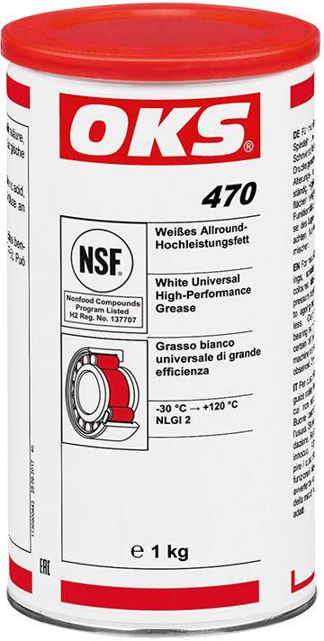 Weißes Allround-Hochl.- Fett OKS 470 1 kg