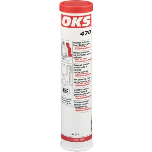 Weißes Allround-Hochl.- Fett OKS 470 400 ml - Artikel: 4038127401666 Weißes Allround-Hochl.- Fett OKS 470 400 ml - Artikel: 4038127401666