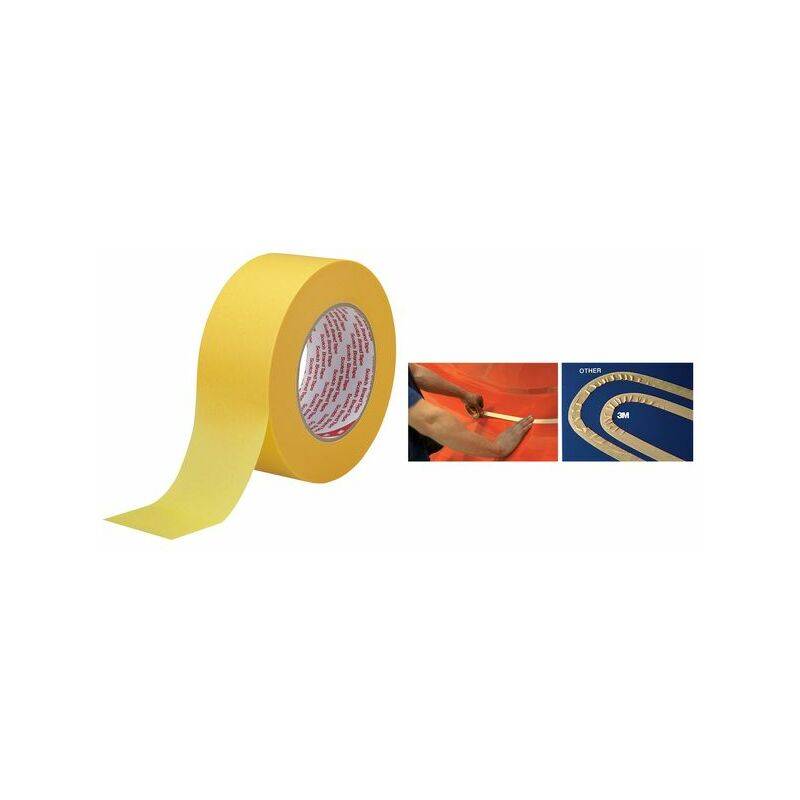 3M Malerabdeckband 244 Gold, 18 mm x 50 m