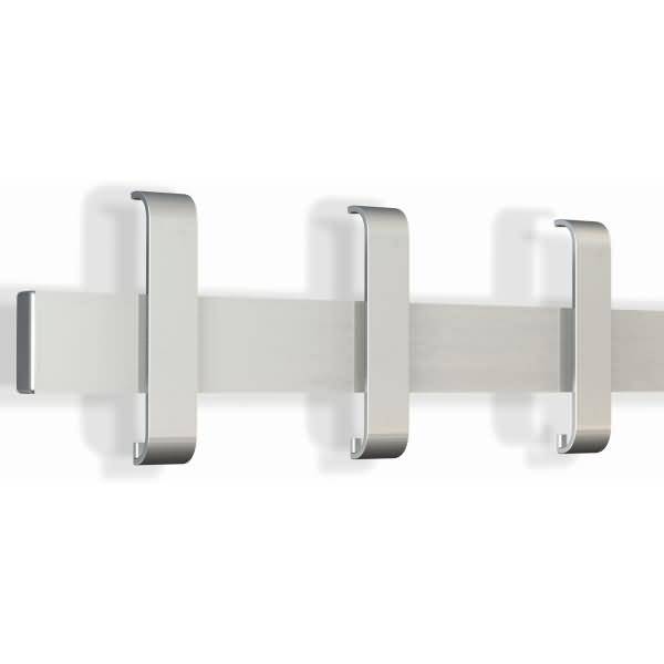 Sicherheits-Wandgarderobe Arosa 43cm silber 3+6 Haken