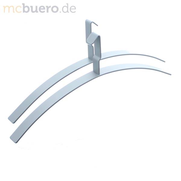 Kleiderbügel Montana alusilber VE=2 Stück
