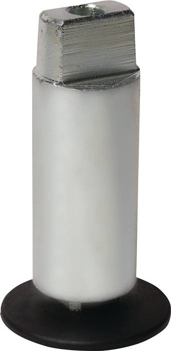 Eine Nahaufnahme einer silbernen Aluminiumsprühdose, die die zylindrische Form und die metallische Oberfläche zeigt.