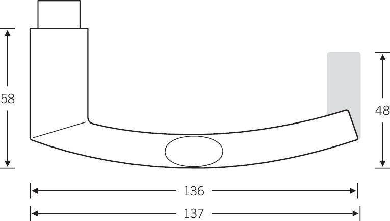 ZT-Drückergrt. WC Alu F1 12 1107