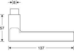 ZT-Drückergrt. PZ Edelst.VK8, 0 12 1035