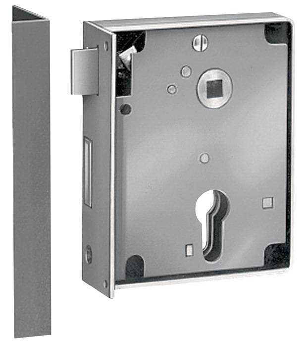 Auswärtsschloss 21 DIN re.PZW schwe.Ausf.auswärts Dornm.60mm AMF